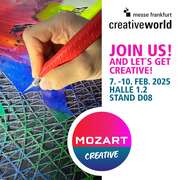 MOZART Creative auf der Creativworld in Frankfurt