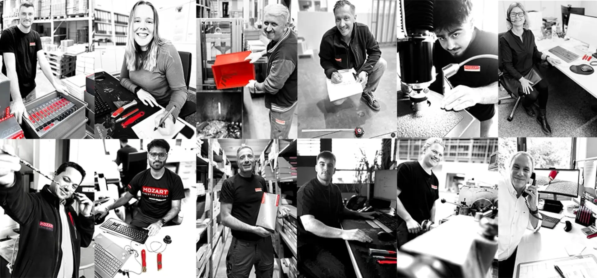 Teamauszug des Unternehmen MOZART Blades Solingen