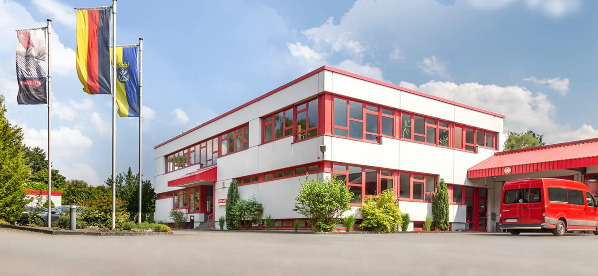 Außenaufnahme des Unternehmen MOZART Blades Solingen