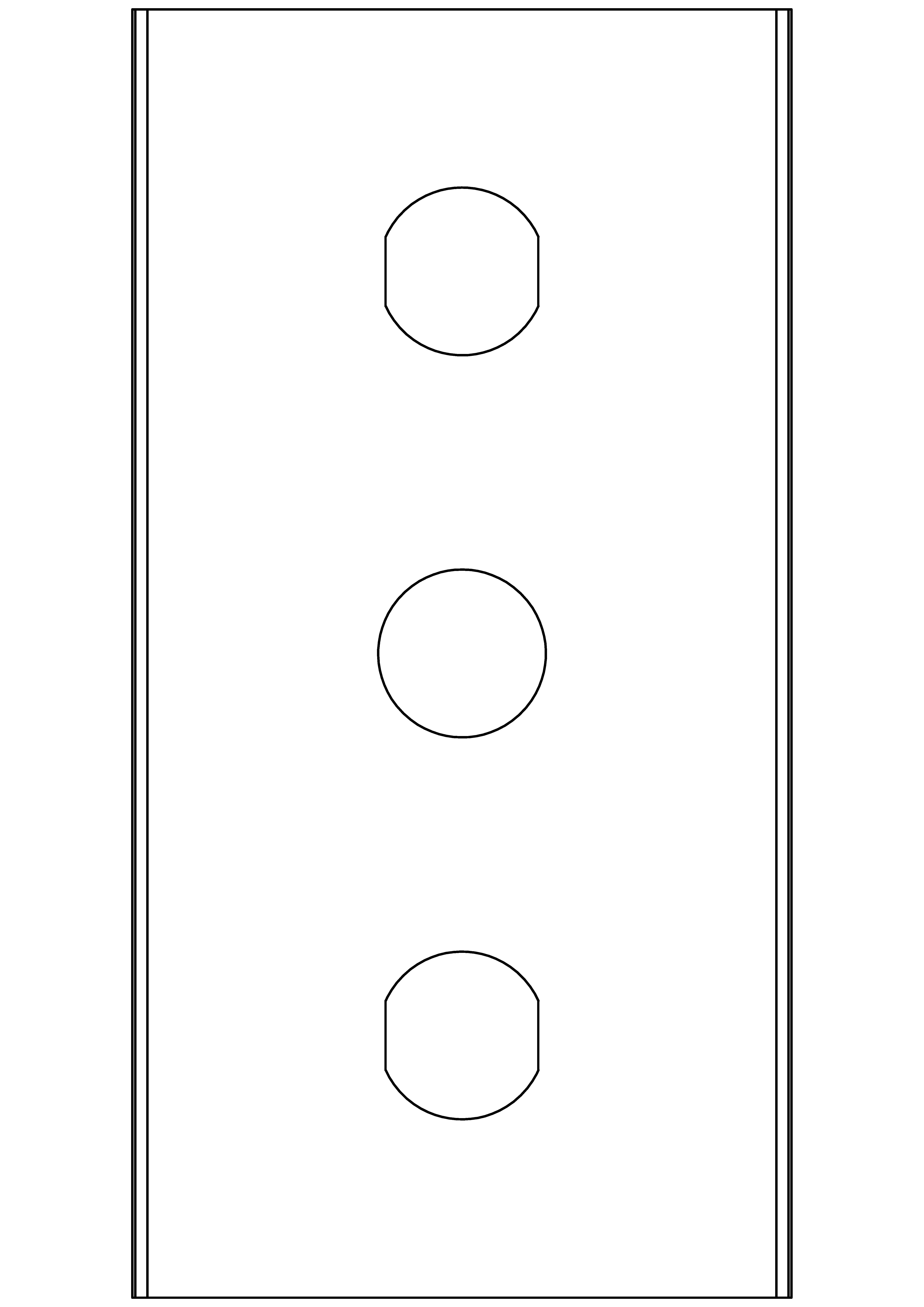 Dreilochklinge TIN-Vollbeschichtung